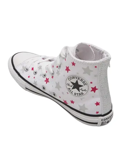 Tênis Converse Chuck Taylor All Star Branco Prata Puro