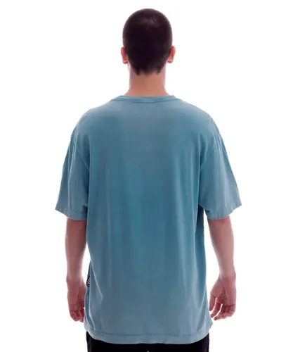 CAMISETA WASHED AZUL DA COR DO MAR