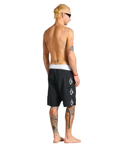 Boardshort Volcom Iconic Stone Preto