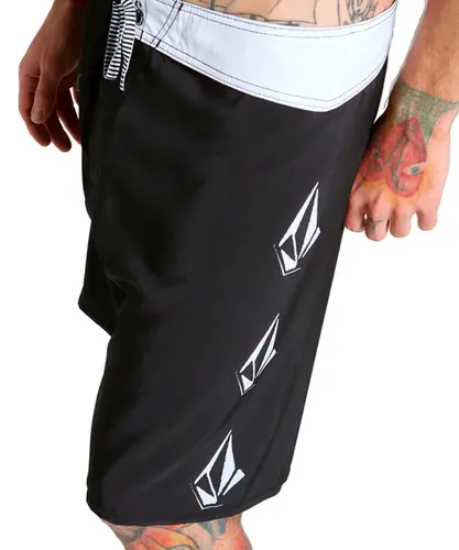 Boardshort Volcom Iconic Stone Preto