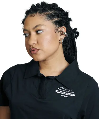 Cropped Polo Approve Estate Italiana Preto