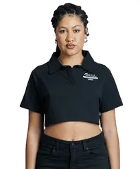 Cropped Polo Approve Estate Italiana Preto