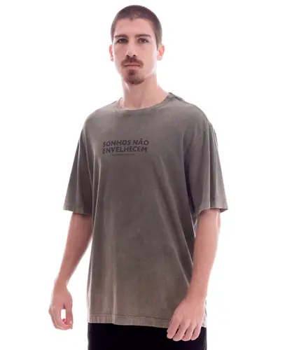 CAMISETA WASHED SONHOS NAO ENVELHECEM