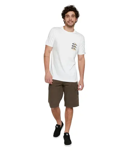 CAMISETA M/C VERTICAL LOGOS