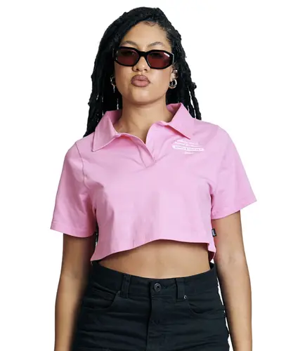 Cropped Polo Approve Estate Italiana Rosa