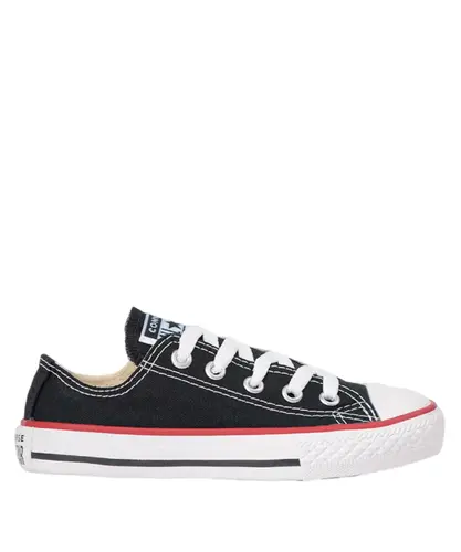 Tênis Converse Chuck Taylor All Star Kids Ox Preto Vermelho