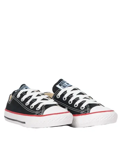 Tênis Converse Chuck Taylor All Star Kids Ox Preto Vermelho