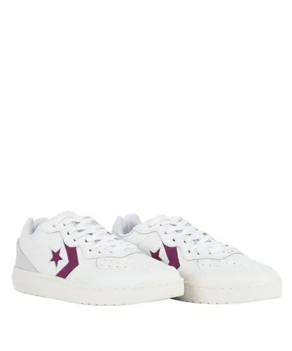 Tênis Converse Rival V2 Ox Crafted Colors Camurça Branco Violeta