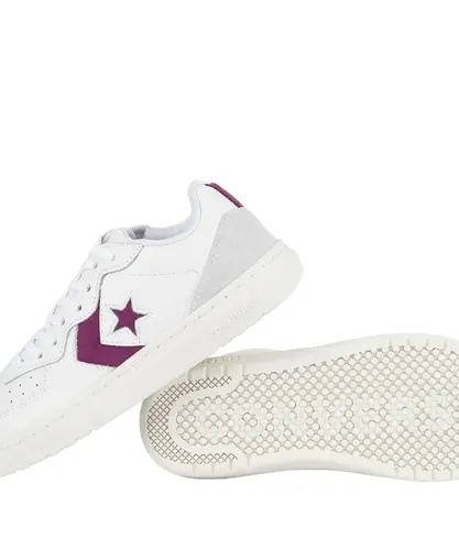 Tênis Converse Rival V2 Ox Crafted Colors Camurça Branco Violeta