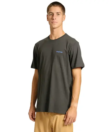 Camiseta Hang Loose Lettering Chumbo