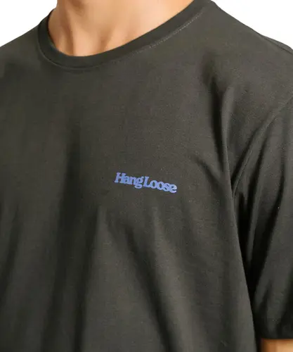 Camiseta Hang Loose Lettering Chumbo
