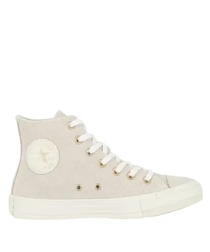 Tênis Converse Chuck Taylor All Star Seasonal Suede Couro Amêndoa