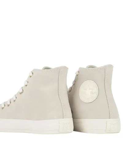 Tênis Converse Chuck Taylor All Star Seasonal Suede Couro Amêndoa