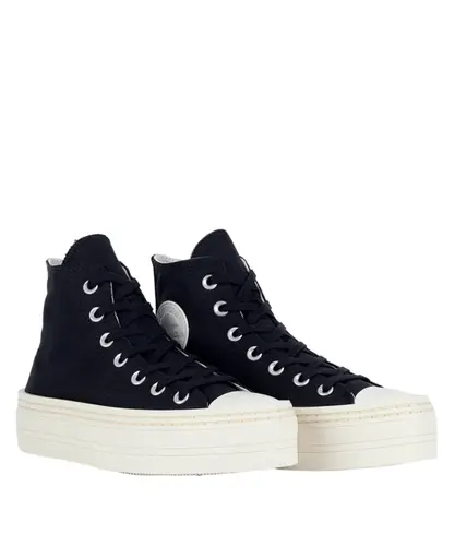 Tênis Converse Chuck Taylor All Star Modern Lift Hi Essential Preto Amendoa