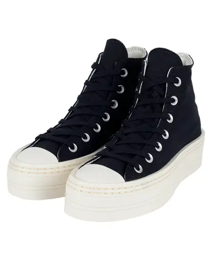 Tênis Converse Chuck Taylor All Star Modern Lift Hi Essential Preto Amendoa