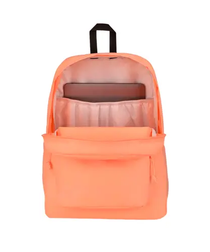 Mochila Jansport Superbreak Plus - Peach Neon