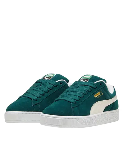 Tênis Puma Suede XL Green White - Tênis Puma Suede XL Green White