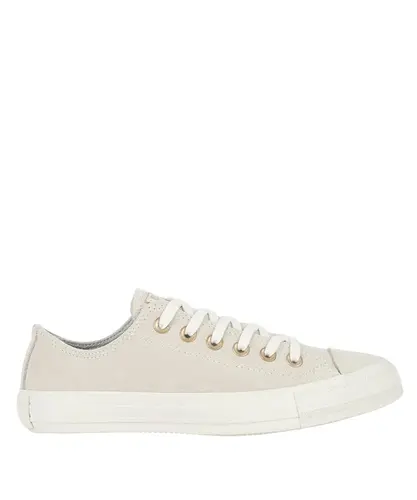 Tênis Converse Chuck Taylor All Star Seasonal Suede Amêndoa