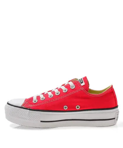 Tênis Converse Chuck Taylor All Star Platform Ox Vermelho