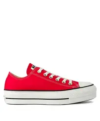 Tênis Converse Chuck Taylor All Star Platform Ox Vermelho