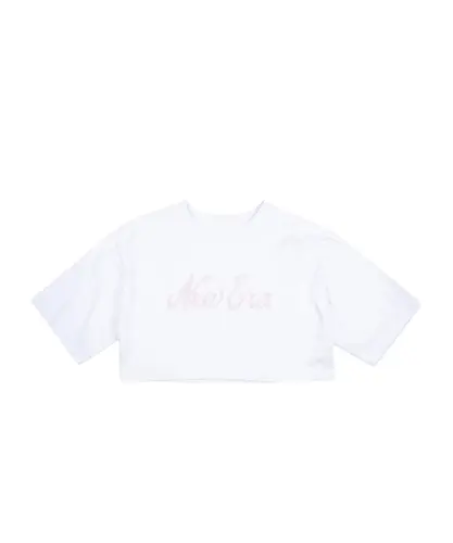 Cropped New Era Branded Branco