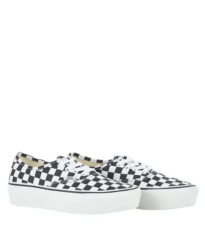 Tênis Vans Authentic Plataforma Checkerboard True White