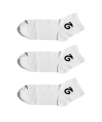 Meias Kayland Cano Curto Dragão Kit 3 Branco