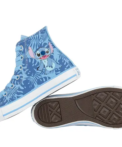 Tênis Converse Chuck Taylor All Star Hi Stitch Azul - Tênis