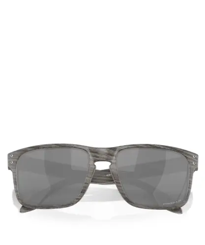 Óculos Oakley Holbrook Black Polarized Woodgrain