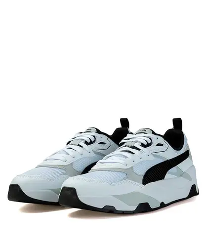Tênis Puma Trinity White Black Light Gray