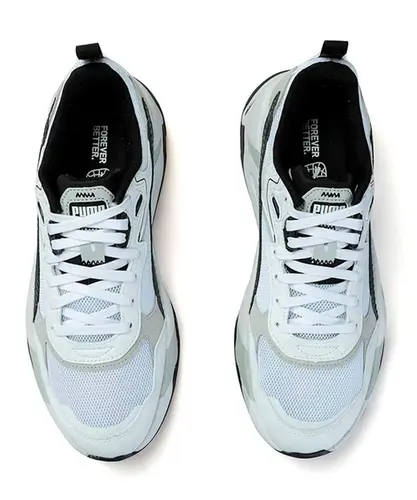 Tênis Puma Trinity White Black Light Gray