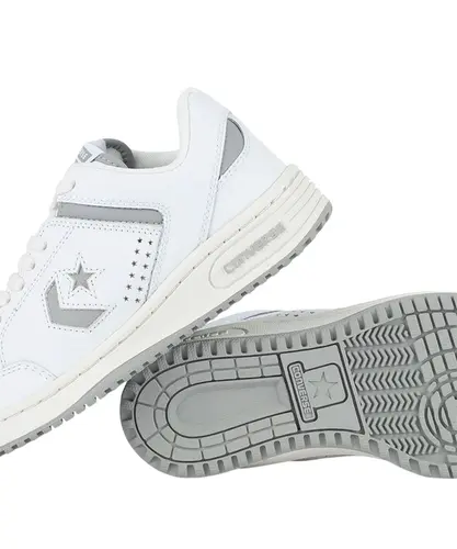 Tênis Converse Weapon Leather White Grey