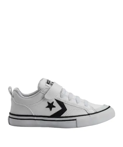 Tênis Converse Kids Pro Blaze Strap Ox Branco Preto