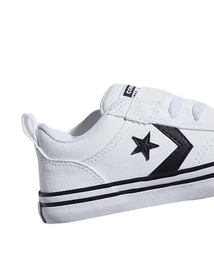 Tênis Converse Kids Pro Blaze Strap Ox Branco Preto