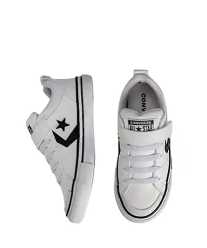 Tênis Converse Kids Pro Blaze Strap Ox Branco Preto