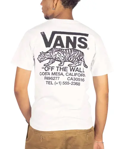 Camiseta Vans Sneaky White
