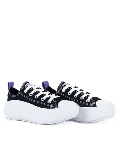 Tênis Converse Kids Chuck Taylor All Star Move Ox Preto Lua Roxa