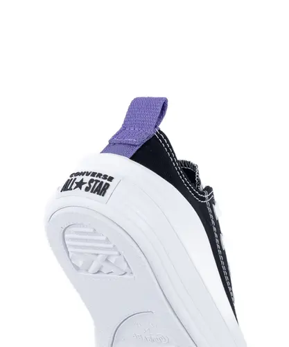Tênis Converse Kids Chuck Taylor All Star Move Ox Preto Lua Roxa