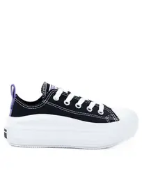 Tênis Converse Kids Chuck Taylor All Star Move Ox Preto Lua Roxa