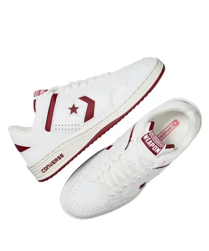 Tênis Converse Weapon Couro White Park Red