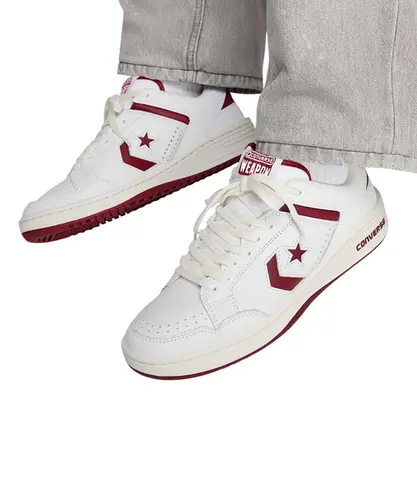 Tênis Converse Weapon Couro White Park Red