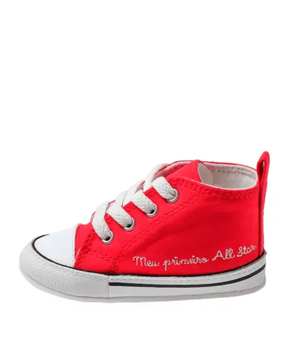 Tênis Converse Chuck Taylor All Star My First All Star Kids Vermelho Branco