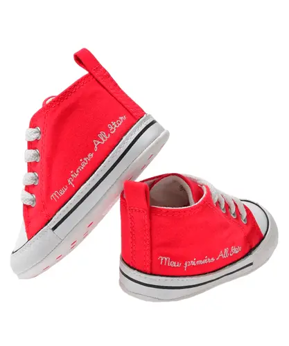 Tênis Converse Chuck Taylor All Star My First All Star Kids Vermelho Branco