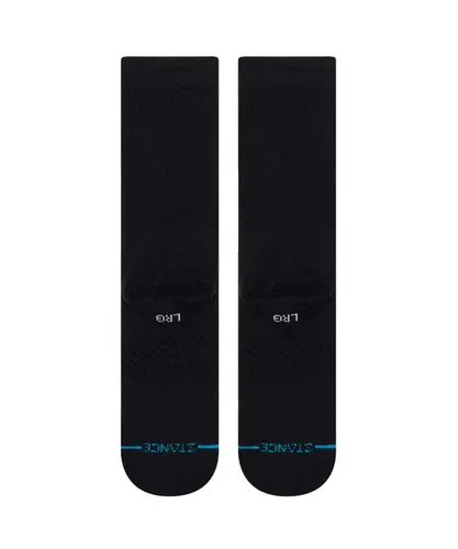 Meia Stance Icon Solids Black White
