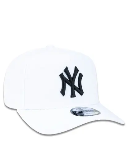 Boné New Era 940 A-Frame Snapback Aba Curva MLB New York Yankees - Branco