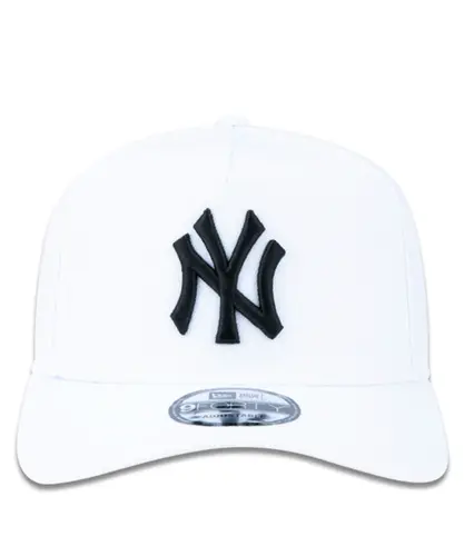 Boné New Era 940 A-Frame Snapback Aba Curva MLB New York Yankees - Branco