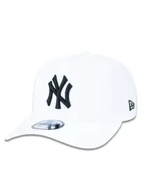Boné New Era 940 A-Frame Snapback Aba Curva MLB New York Yankees - Branco