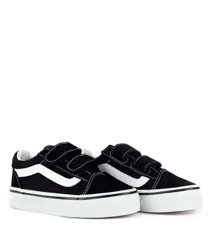 Tênis Vans Kids Old Skool V Black True White