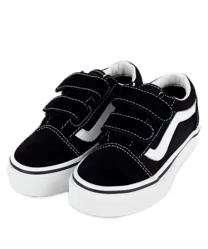 Tênis Vans Kids Old Skool V Black True White