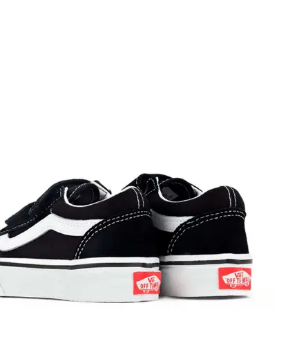 Tênis Vans Kids Old Skool V Black True White